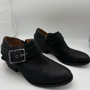 NEW Sofft Alvie Bootie Water Resistant Italian Leather Size 10 Black Boots
